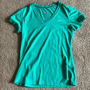 Nike Dry Fit Top! Teal color!